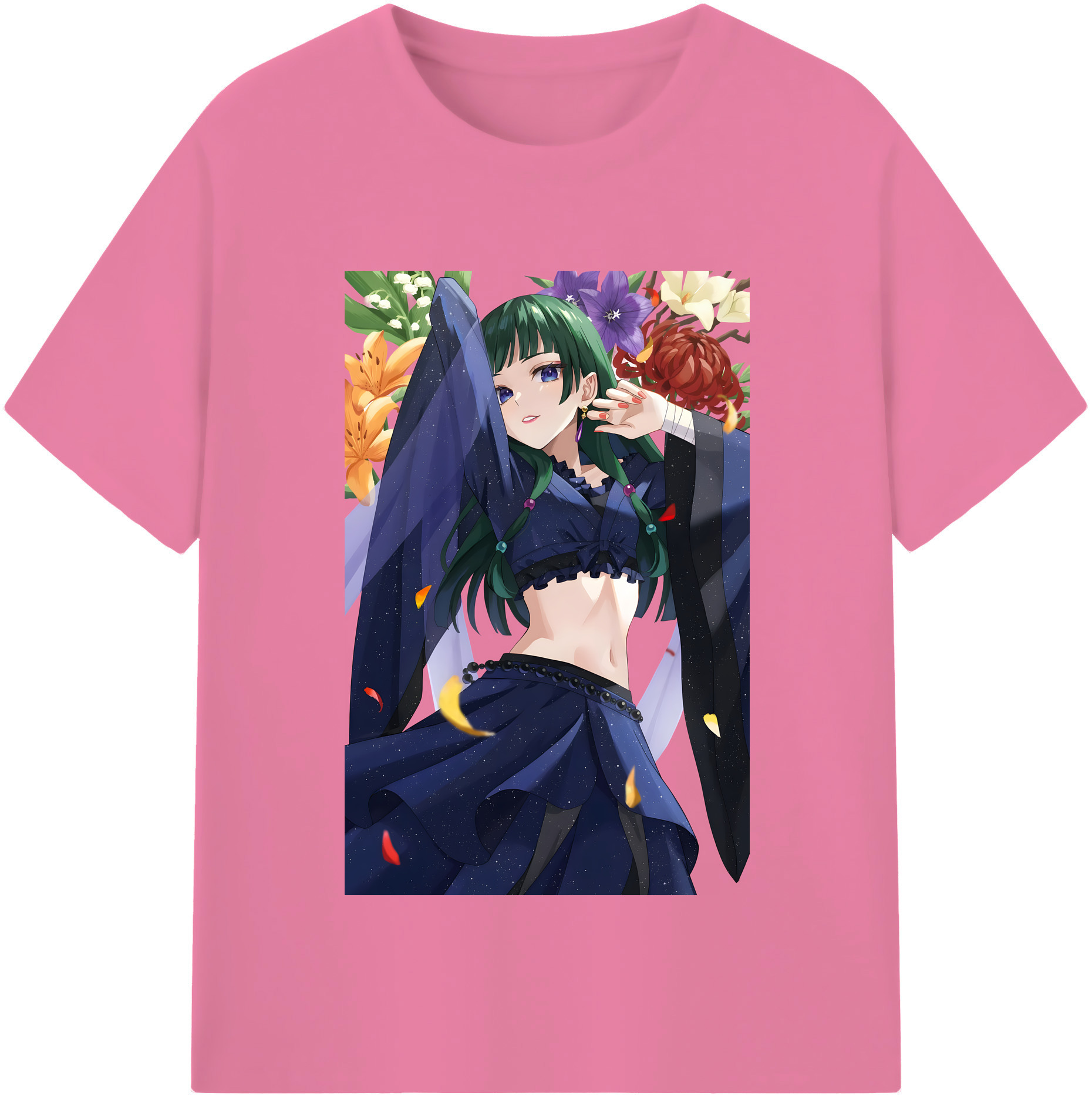 （画像用） 薬屋のひとりごと The Apothecary Diaries 綿100％半袖Tシャツ（フロントプリント）